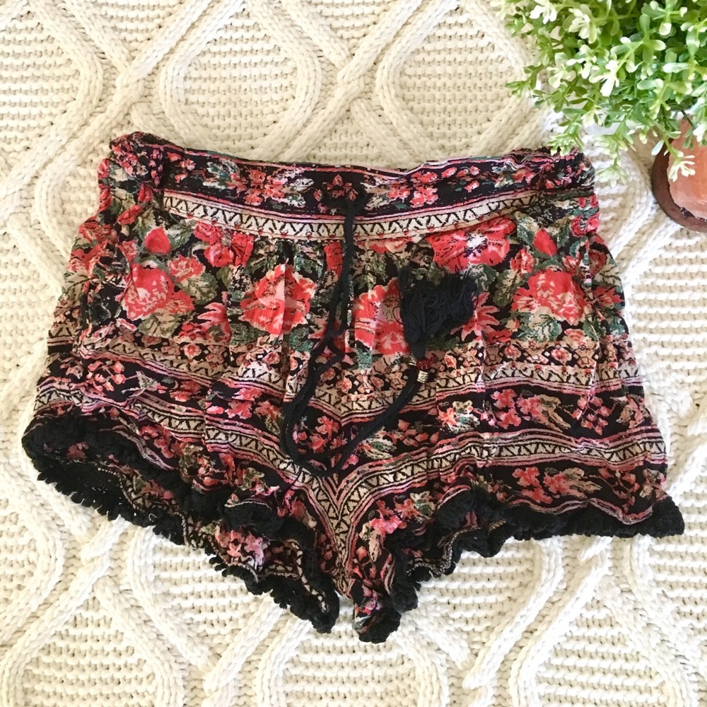 Boho Print Shorts